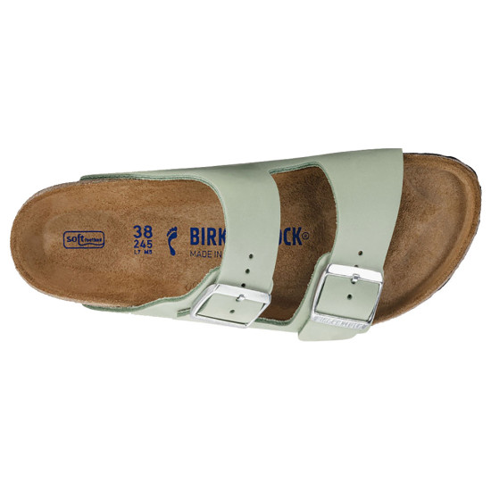 Birkenstock Classic Arizona Soft Footbed Nubuck Leather